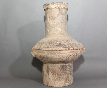 泥质灰陶壶