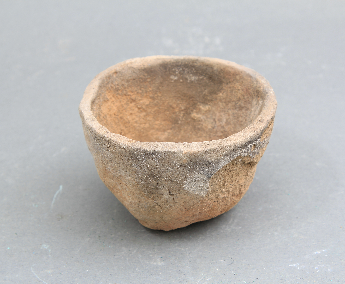 灰陶耳杯